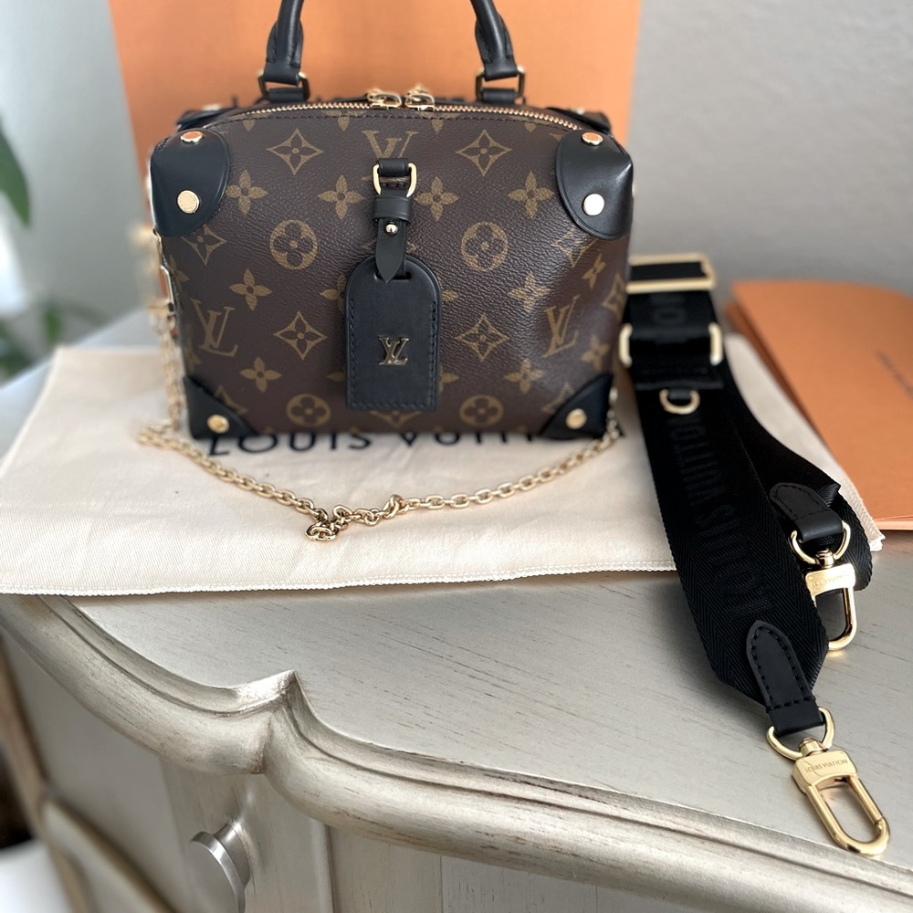 Louis Vuitton Brown Monogram Petite Malle Souple